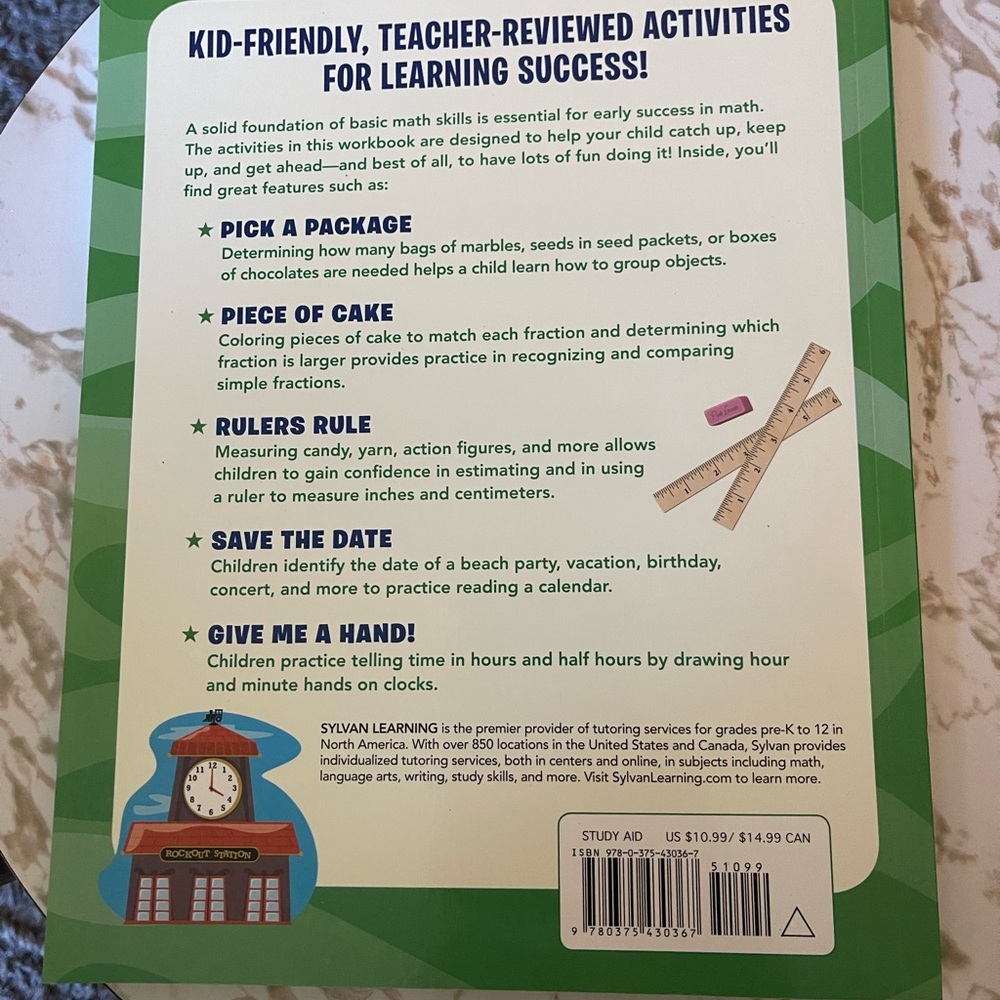 New Sylvan Learning Basic Math Success Workbook - Picture 2 of 7